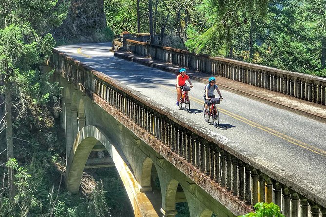 Hike and Bike Tour to Columbia River Gorge Waterfalls - Riding onward to Bridal Veil Falls
