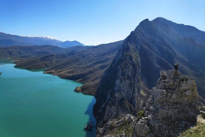 Hike Gamti Mountain with Bovilla lake view & canyon- From Tirana - The first Bovilla lookout and dam view