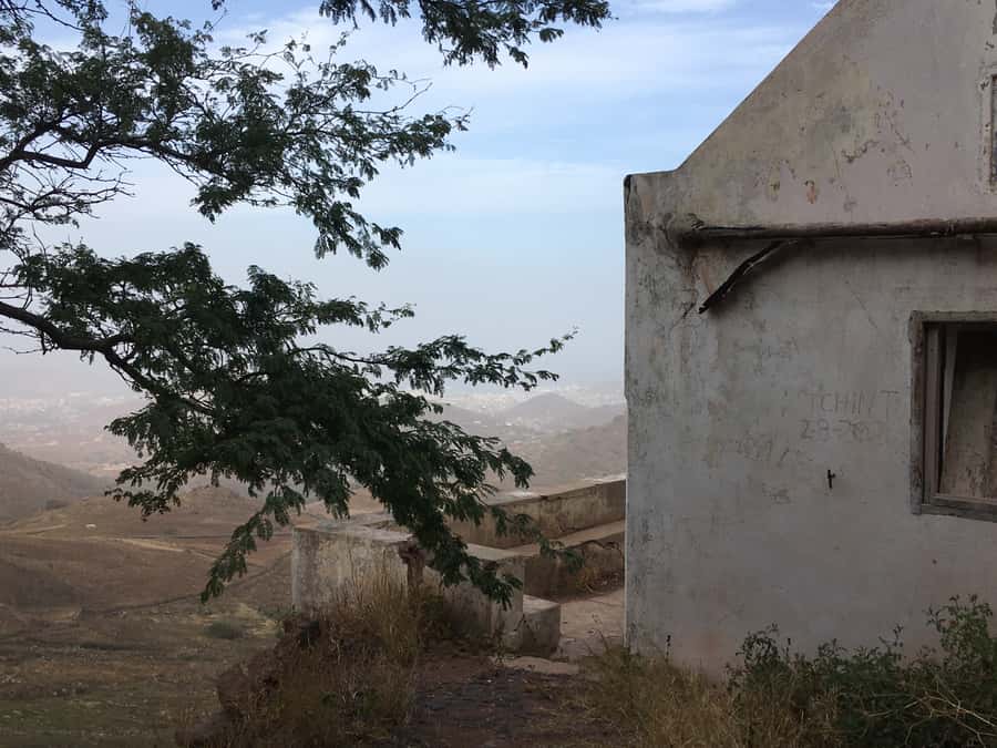 Hike Monte Verde - The views toward Mindelo and the neighboring islands