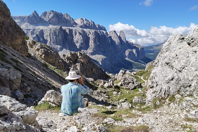 Hike the Dolomites One Day Private Excursion from Bolzano - A lake, coffee break, and rifugio lunch