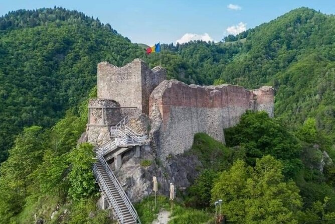 Hike to Poenari Fortress, Vidraru Dam, Argeș Monastery - Private - Vidraru Dam brings modern Romania into view