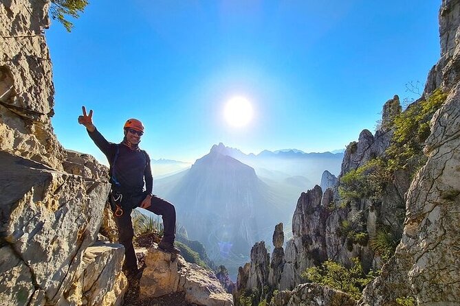 Hiking Climbing And Rappelling In The Eaglets Nest - Reaching the 1,250-meter summit