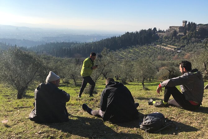 Hiking Florence Tuscany hills with lunch & wine - The secret bench and the value of a small group