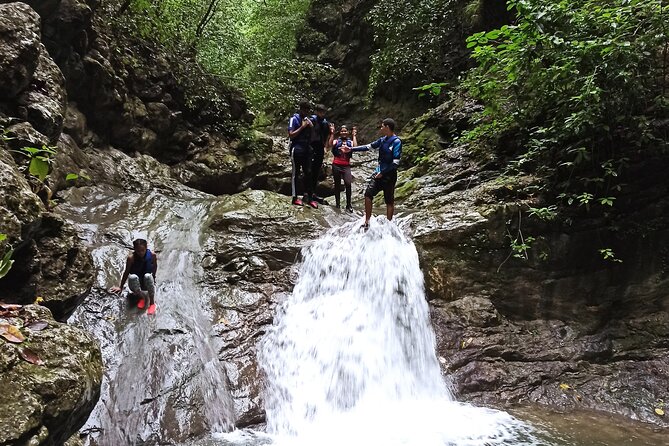 Hiking Tabernacle Thundering Waterfall in Dominican Republic - The main waterfall rewards the effort