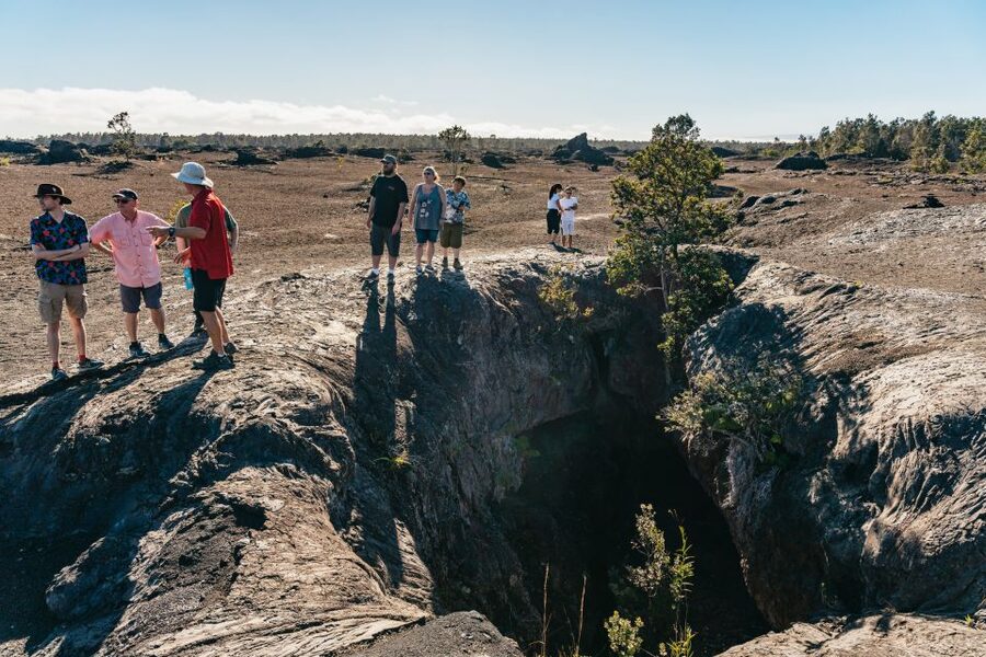 Hilo: Elite Volcano Hike - The two-mile route to Keanakakoi