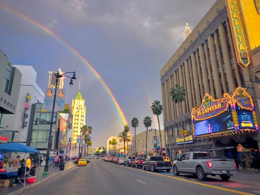 Hollywood Walking & Hiking Sunset Tour with LA Skyline Views - Film locations, celebrity homes, and local stories