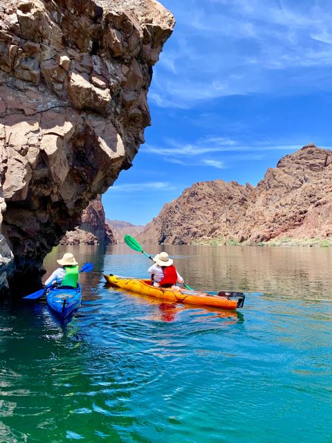 Hoover Dam Kayak Tour & Hike - shuttle from Las Vegas - Paddling 12 miles through Black Canyon