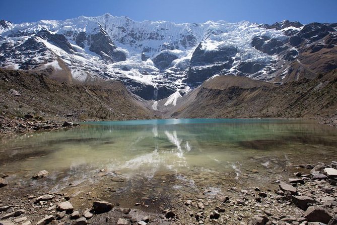 Humantay Lake Full Day Hike - Turquoise water and glacier views at Humantay