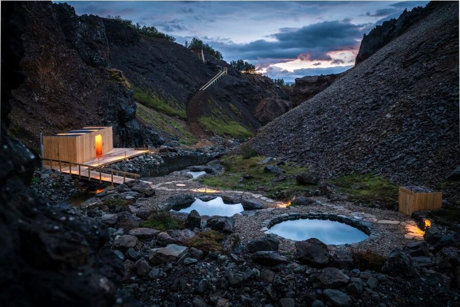 Husafell: Canyon Baths Soak with Short Highlands Hike - The 12-Minute Ride From Húsafell