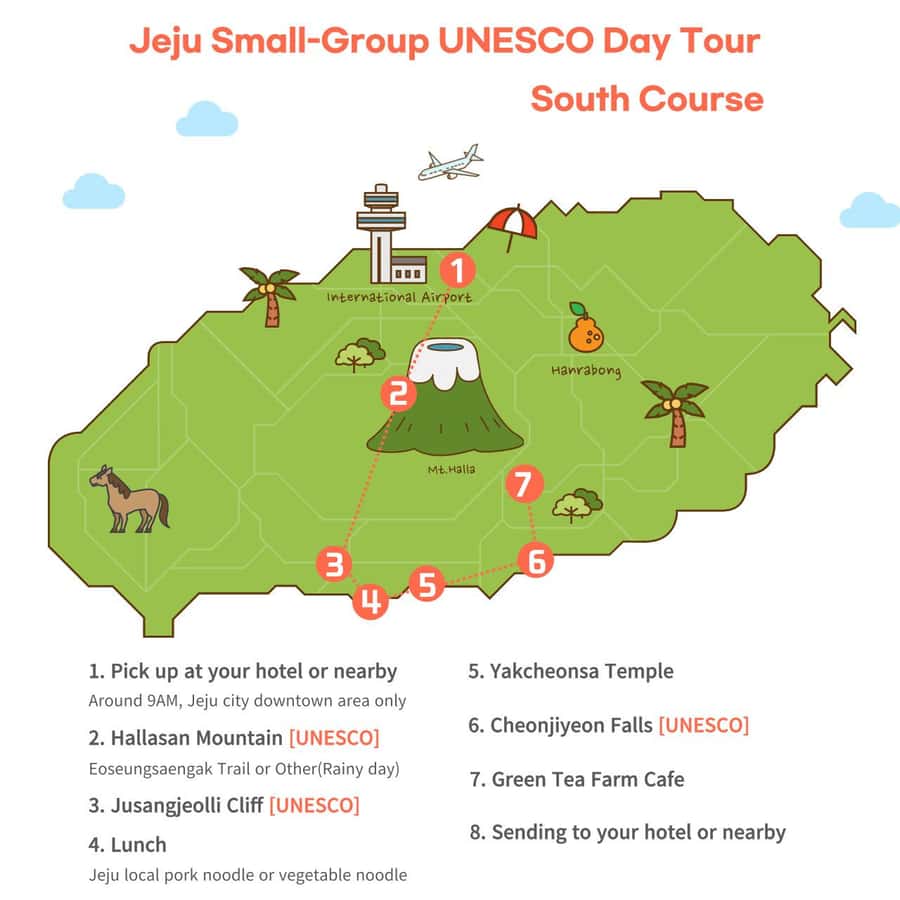 Jeju: Mt. Hallasan Hike and UNESCO Sites Day Tour - Eoseungsaengak Trail: a short Hallasan introduction