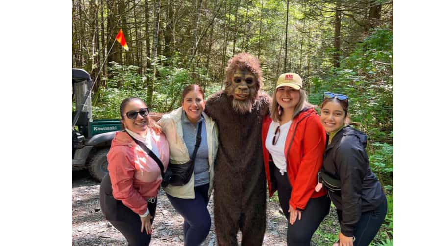 Ketchikan: Tongass Forest Alaska Bigfoot ATV Ride and Hike - Walking beneath Tongass moss and rain