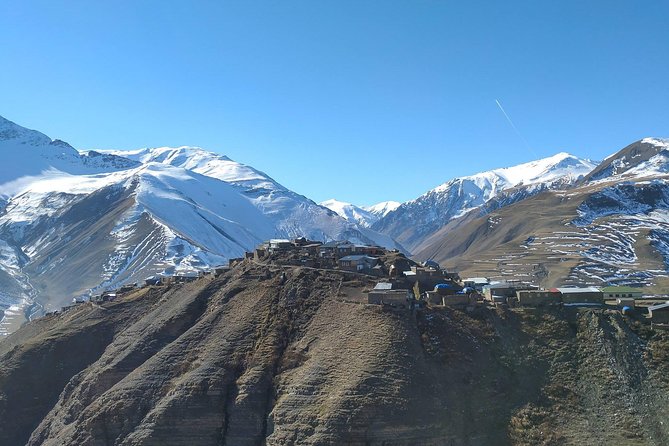 Khinalig - Gleykhudat 1 day hiking tour - First look at Khinalig, one of Azerbaijan’s oldest settlements
