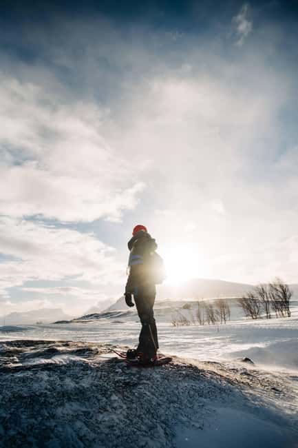 Kiruna: Daytime Snowshoe Hike - The three-hour route, from first steps to the viewpoint