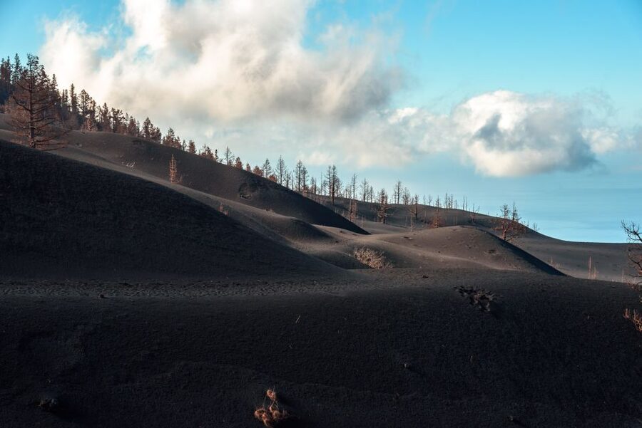 La Palma: Tajogaite Volcano Guided Trek - Walking across ash and new lava