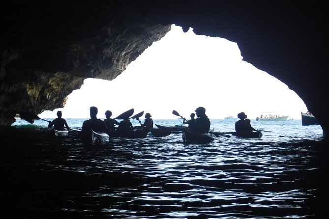 Leuca kayak tour + swimming + speleo-trek in cave - Nativity Cave and the route toward River Cave