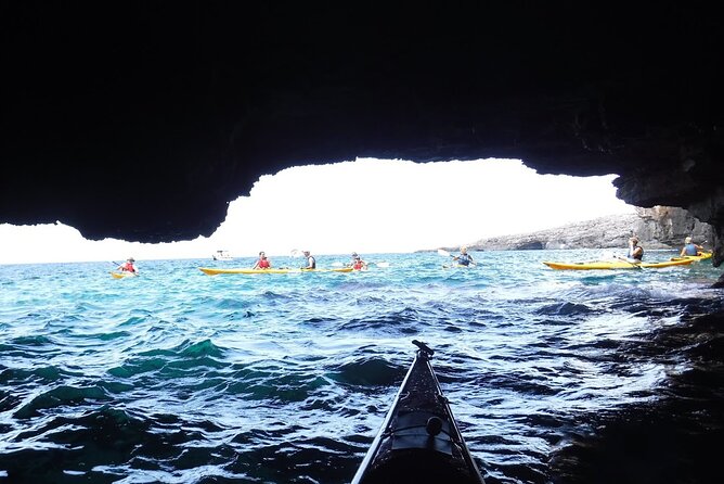 Leuca kayak tour + swimming + speleo-trek in cave - Swimming and the short speleo-trek inside River Cave