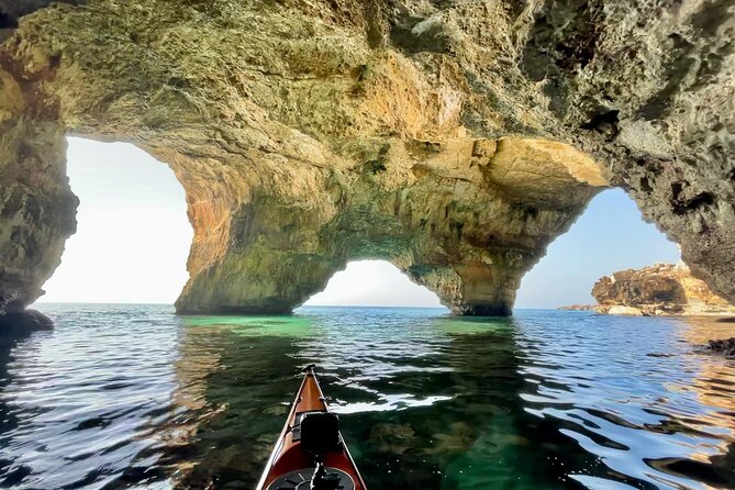 Leuca kayak tour + swimming + speleo-trek in cave - Starting at Baia del Ciardo and getting on the water