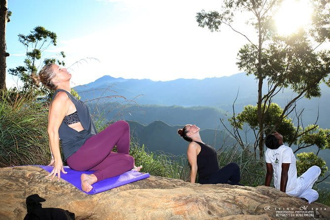 Little Adams peak Sunrise Hike and Yoga Lesson . - Hiking toward Little Adam’s Peak or Ella Rock