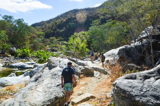 Los Cabos: Hiking at the Fox Canyon with Waterfall - Swimming beneath the waterfall