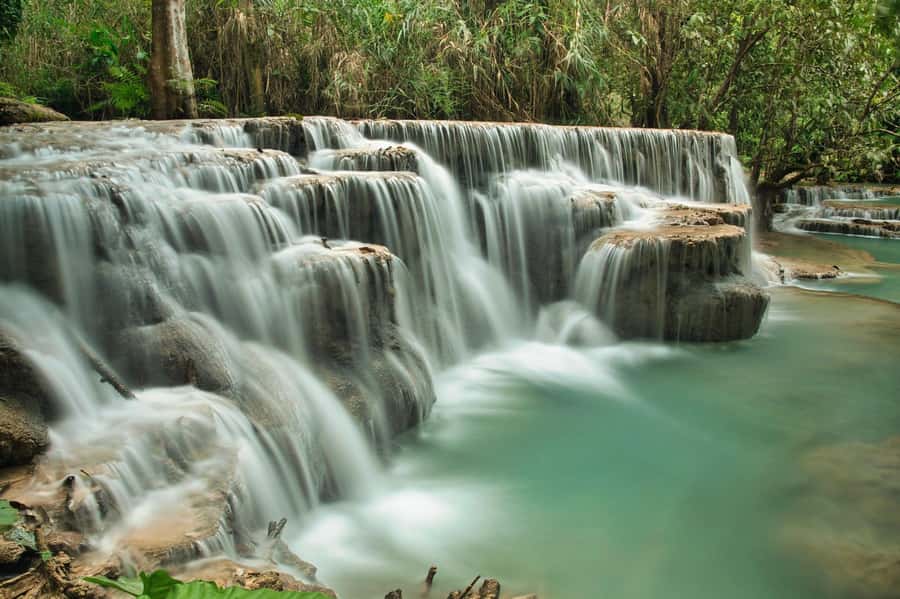 Luang Prabang: Full Day Trek to Kuang Si Waterfall & Village - 9:00 to 9:30 pickup and the 40-minute drive