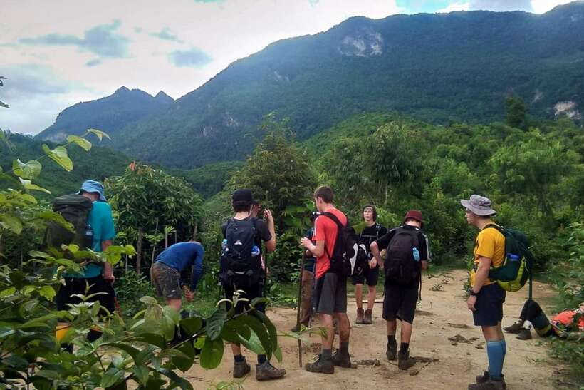Luang Prabang: Mountain Trek & Local Villages Overnight Tour - The Khmu homestay after sunset