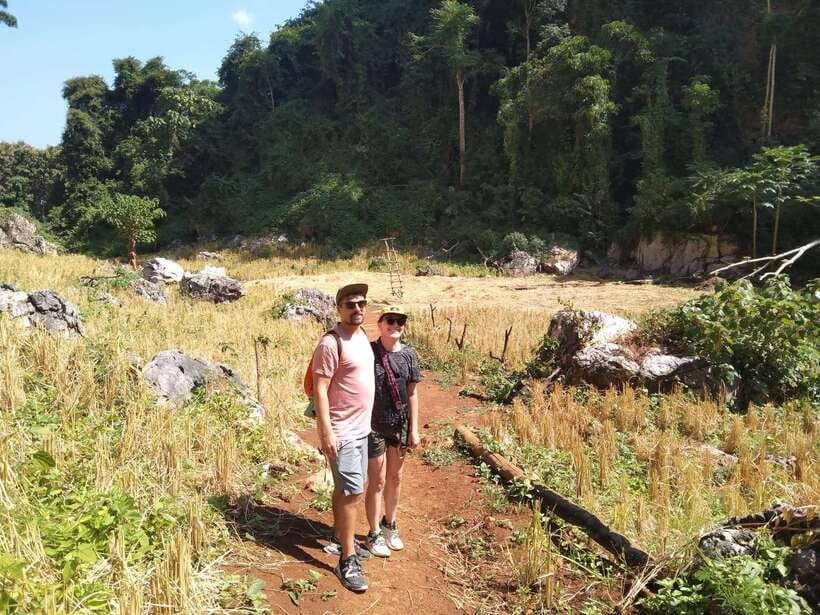 Luang Prabang Trekking LongLao to Kuang si falls full day - Reaching Kuang Si Falls after three hours