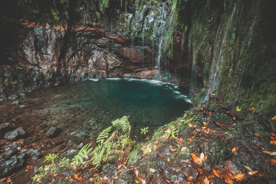 Madeira: Rabaçal Valley and the 25 Fountains Hike - The return walk and natural tunnel