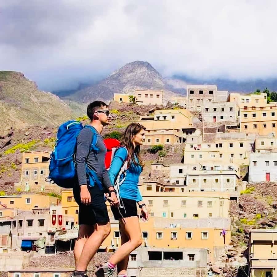 Marrakech: 3-Day Atlas Mountains Berber Villages Trek - Day two: four villages, the Oudit Pass, and Ait Aissa