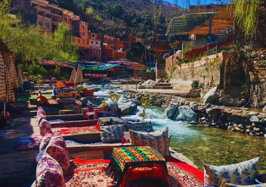 Marrakech: Ourika Valley Trip with Waterfall Hike - Lunch beside the Ourika River