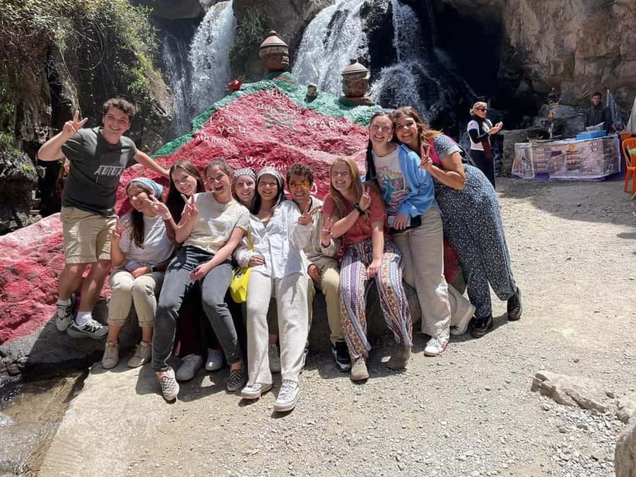 Marrakech: Ourika Valley Trip with Waterfall Hike & Lunch - The viewpoint and women’s cooperative stop