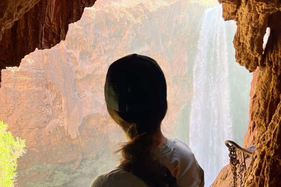 Marrakech: Ouzoud Waterfalls Trip, Guided Hike & Boat Option - The boat ride beneath the spray