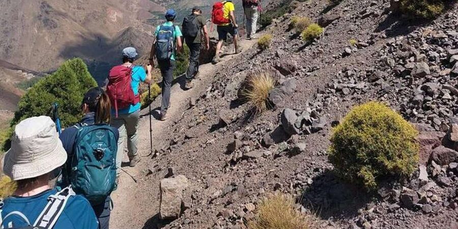 Marrakech: Tedli Summit Atlas Mountains Day Hike & Lunch - Returning through Imlil and the waterfall