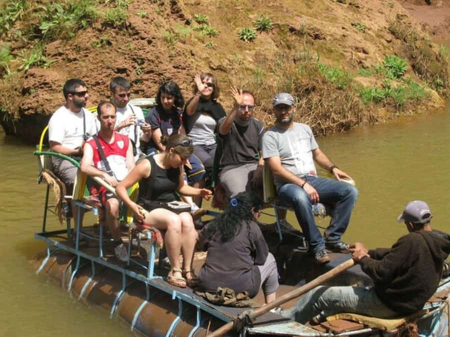 Marrakesh: Ouzoud Waterfalls Trip with Hike & Boat Option - Taking the optional boat beneath the spray