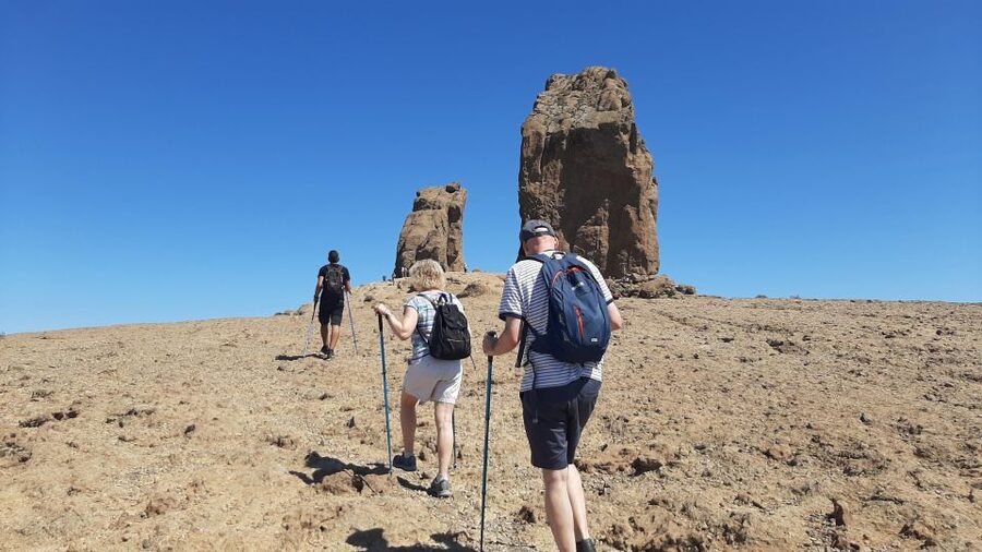 Maspalomas: Roque Nublo - hiking on volcanoes by Sky Rebels - The minivan ride keeps the group small