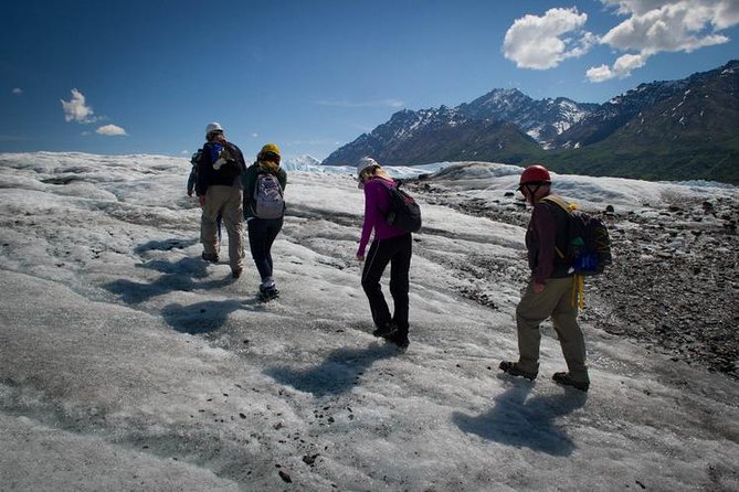 Matanuska Glacier Ice Fall Trek - Getting fitted for crampons and glacier gear