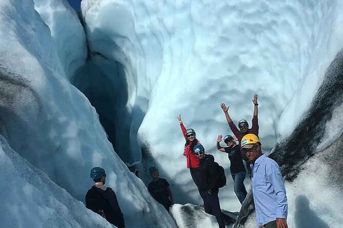 Matanuska Glacier Winter Hike And Tour - Full Day - Arriving at the glacier and preparing for the walk