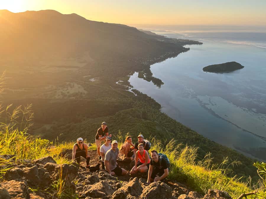 Mauritius: Le Morne Mountain Guided Sunrise Hike and Climb - Four rocky sections where the hike becomes a climb