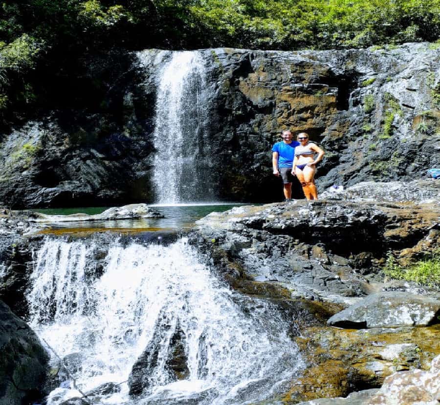 Mauritius: Tamarind Falls Guided Hike with Swim and Lunch - The view from the top of the seventh cascade