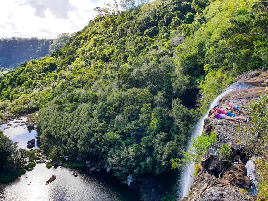 Mauritius: Tamarind Falls Highlights 3-Hour Hiking Trip - The final approach to Tamarind Falls