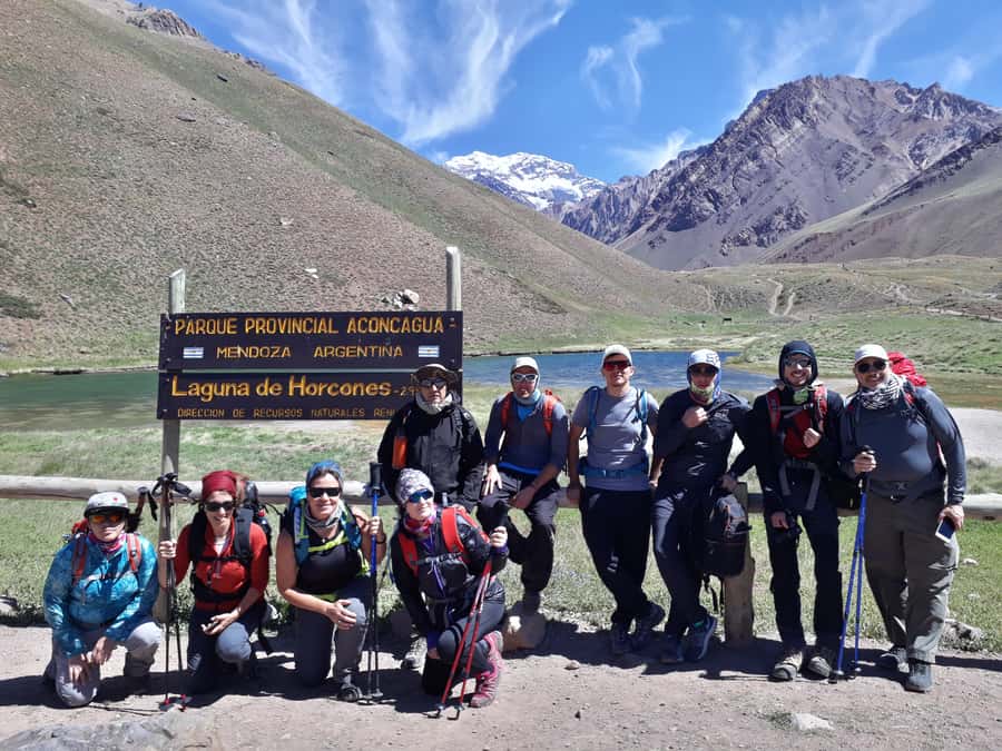 Mendoza: Mt. Aconcagua Confluencia Camp Trekking - Walking toward Confluencia Camp