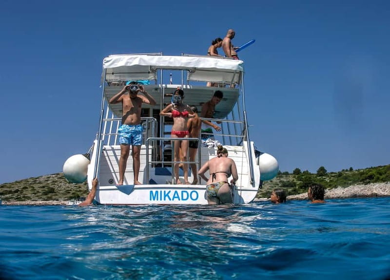 Mikado Kornati Excursion with snorkeling and hiking stops - What is included for the $101 price