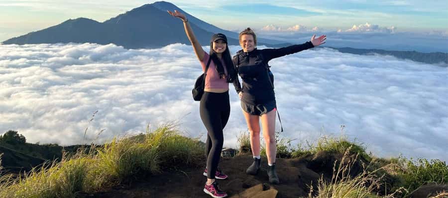 Mount Batur: Sunrise Dirt Bike Trek with Trained Riders - The dark ride up Mount Batur
