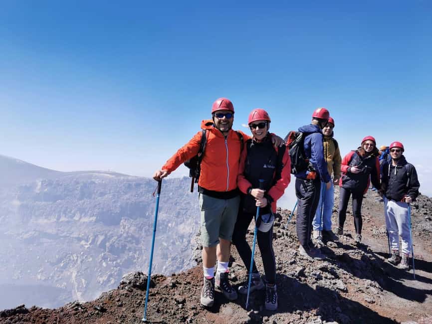 Mount Etna: Hike to the top 3350mt from the North Side - Standing near Etna’s Central Crater