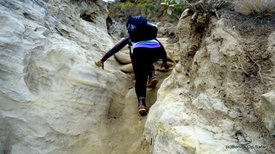 Mt Longonot National park Day Hike - Reaching the rim and seeing the crater