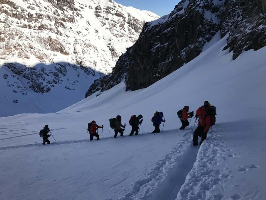 Mt Toubkal Ascent Express Trek 2 Days 1 Nights - The 4 a.m. push toward Toubkal’s summit