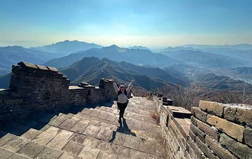 Mutianyu Great Wall 5-KM Guided Hike with Uphill Cable Car - The restored Wall, the watchtowers, and the big views