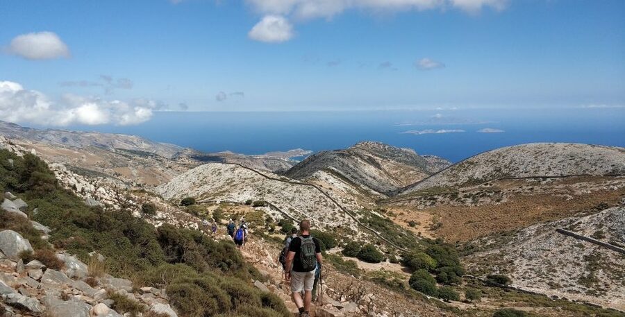 Naxos: Hike to the Top of Mount Zas with a Guide - The ancient path and the inscription
