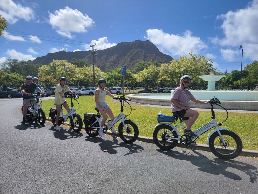 Oahu: Honolulu E-Bike Ride and Diamond Head Hike - Starting in Waikiki with an electric bike