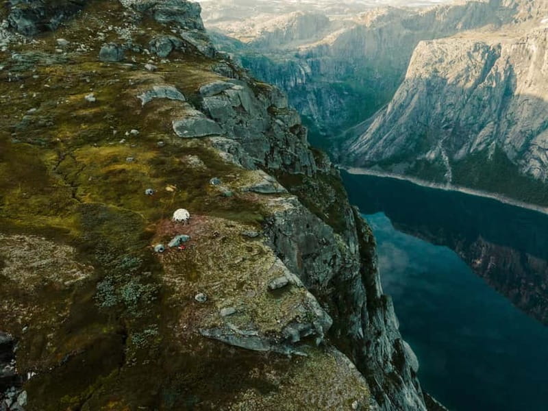 Odda: Overnight Hike to Trolltunga - The freezing pond swim