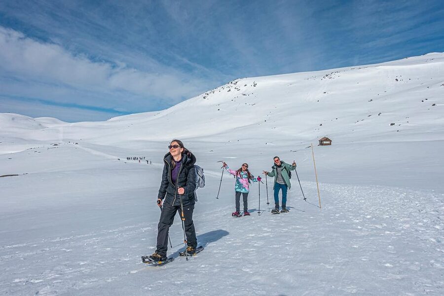 Odda: Trolltunga Winter Hike on Snowshoes - Gryteskar is the real test